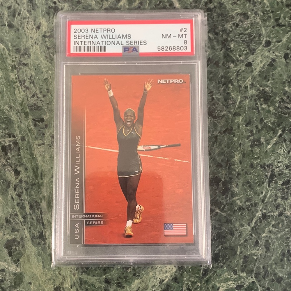 2003 Serena Williams Netpro Card PSA 8